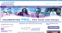 Desktop Screenshot of aaenp-natl.org